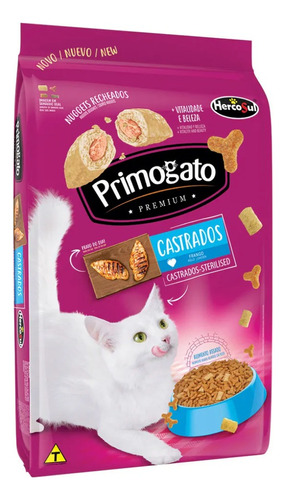 Alimento Para Gatos Primogato Premium Castrados 10 Kg