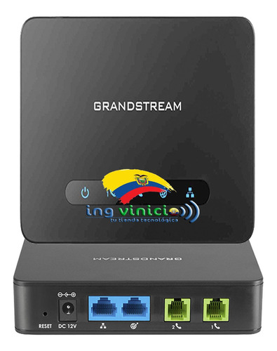 Adaptador Ata Voip Grandstream Ht812 2 Puertos Fxs Gateway