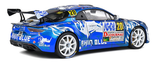 Miniatura Renault Alpine A110 Rally #20 2021 1:18 Solido Cor Azul