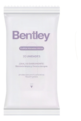 Toallitas Húmedas Bentley Zona Intima Mantiene Ph Y Seguras