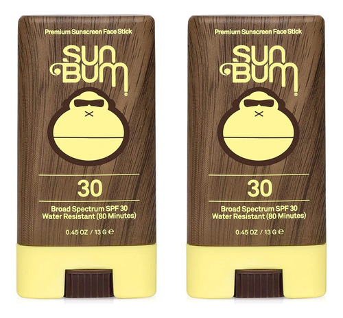 Sun Bum Protector Solar Spf 30, Barra Facial Original (paqu.