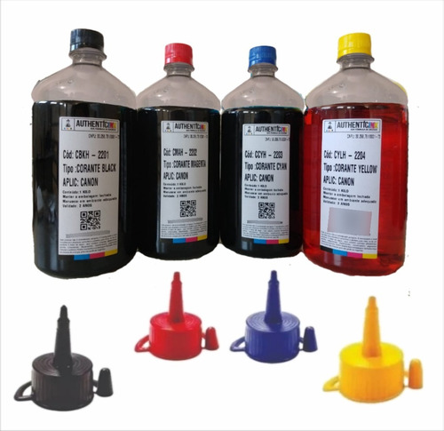 Kit 4 Litros Tinta Original Canon Tanque G3100 G2100 G1100 