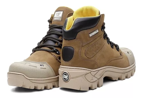 Bota Masculina Caterpillar Em Couro Legitimo Lançamento