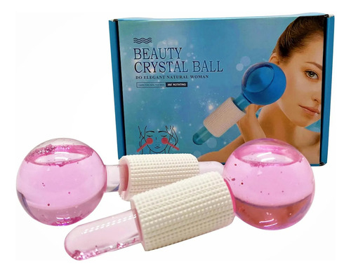 Masajeador Facial Bola Masajeadora Ice Globes Roller Arrugas