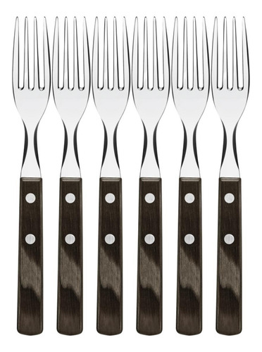 Conjunto Garfos Mesa 6 Peças Polywood Resistente Tramontina