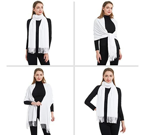 Chales Ciormis Pashmina Para Mujer, Bufandas Y Chales De Pas