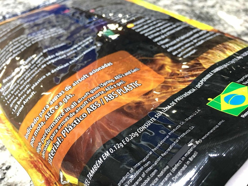 Imagem 3 de 4 de Airsoft Bbs Munição 2x Pcts 0.25g Velozter 8mil Unds!