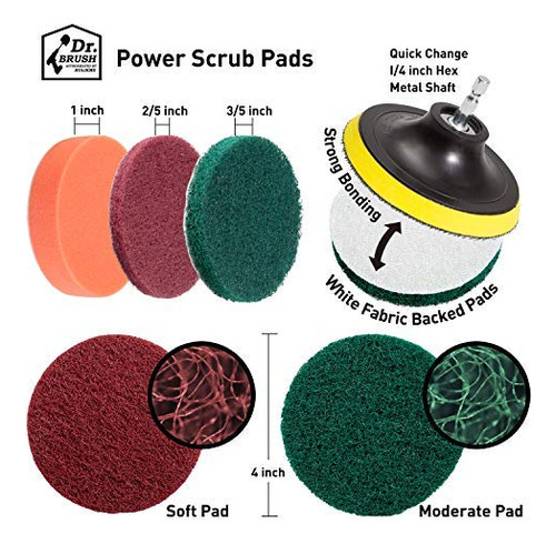 Juego Accesorios Cepillo Para Taladro Holikme De 15 Pz