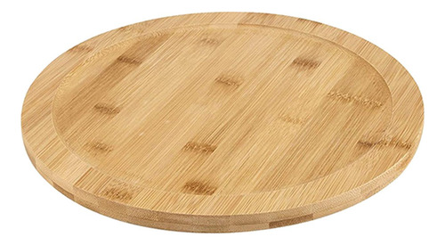 Plato Giratorio De Madera Para Presentación De Postres 25cm