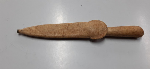 Imagen 5 de 5 de Cuchillo Artesanal Schmieden Inox Cuero Crudo El Jabali