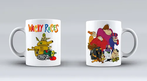 Tazas Sublimadas - Los Autos Locos - Penelope - Los Macana