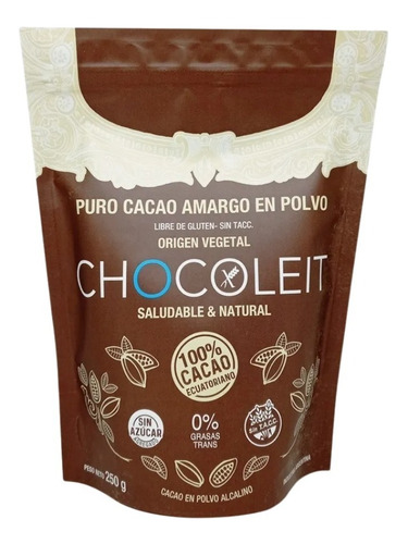 Chocoleit Cacao Amargo En Polvo