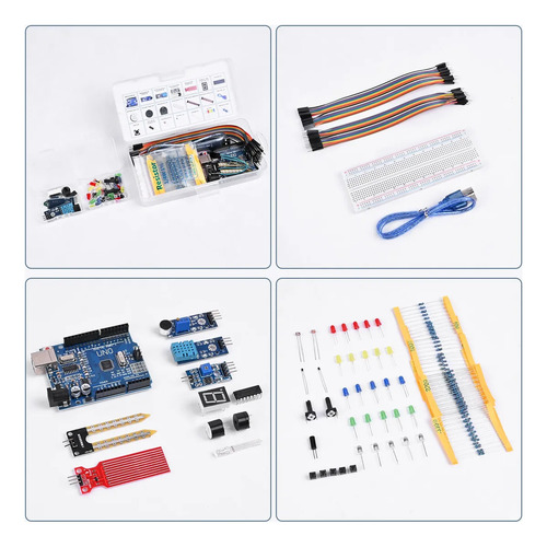 Placa Controladora Ch340 Uno R3, Placa Prueba 830,6 Fichas