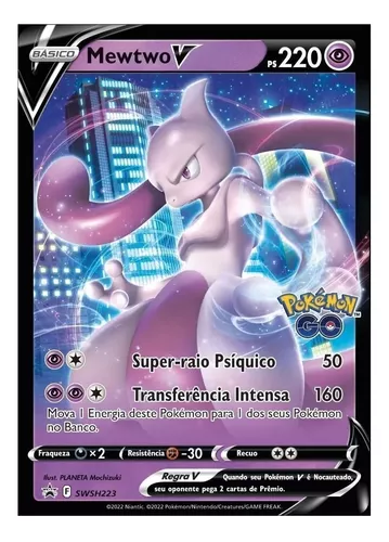 Pokemon Baralho de Batalha V Deck Go Mewtwo - Loja Two Head Games