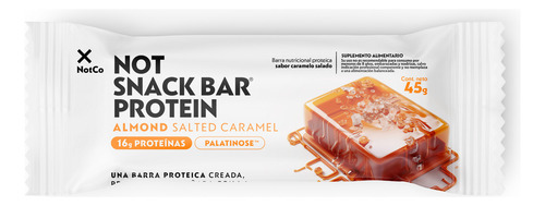 Barra De Proteína Salted Caramel Notco 5 Pzas/45 G