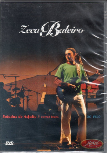 Dvd Zeca Baleiro Baladas Do Asfalto E Outros Blues Ao Vivo