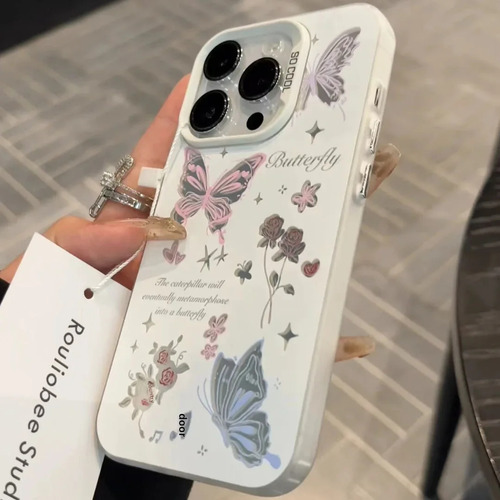 Funda Apple Xr - Butterfly Energy Shell Para iPhone 15 Pro Max