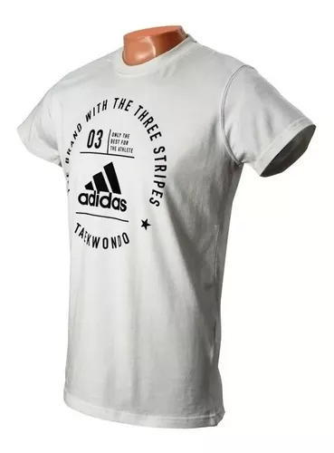 Línea del sitio eficacia Jirafa Remera adidas Taekwondo Manga Corta Original 100% Algodon