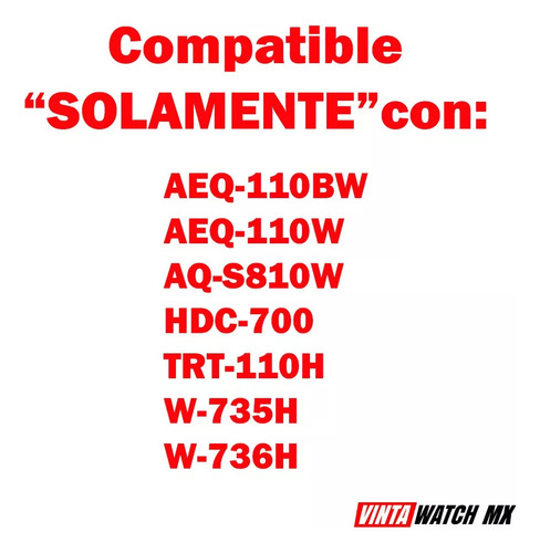 18mm Correa De Relloj For Aqs810w Aq-s810w Turquesa