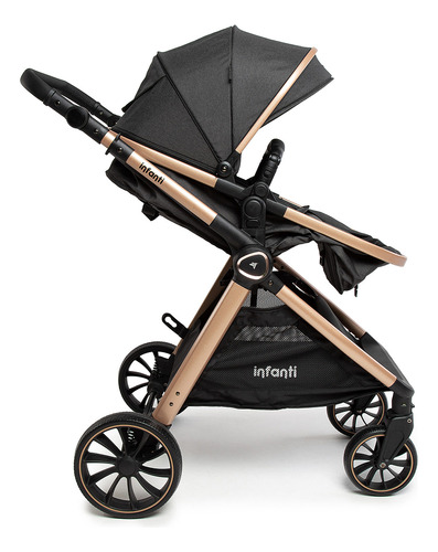 Carrinho Romanzo Com Bebê Conforto E Base Isofix Infanti