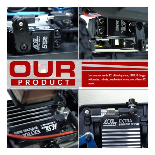 Agfrc Servo De Dirección Digital De 121.3 Lbs Programable De