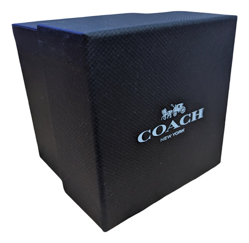 Reloj Coach Perry 145038 Café Plateado Plateado