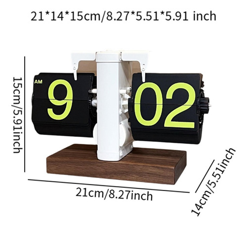 Reloj Digital Abatible Hacia Abajo, Reloj Mecánico