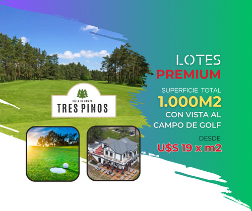 Lote 1000 M2 Con Vista Al Golf B° Casco Tres Pinos