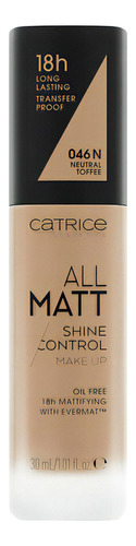 Base De Maquillaje All Matt Shine Control Neutral Toffee
