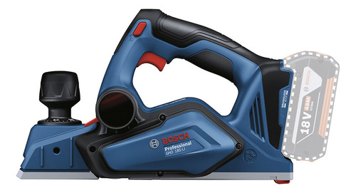 Cepilladora eléctrica de mano Bosch Brushless GHO 185-LI 8.2cm 127V color azul marino