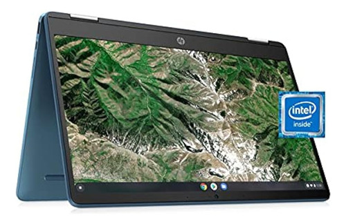 Hp 14  Diagonal X360 Chromebook Convertible 2-in-1 Touch Scr