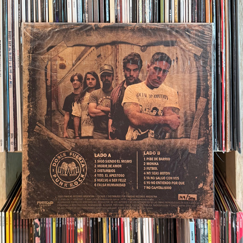 Vinilo Doble Fuerza Pibes De Barrio Nuevo Y Cerrado. Estándar