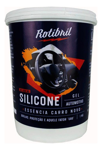 Silicone Gel Rotibril 1kg - Restaura E Perfuma Carro