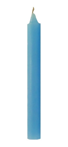 Vela Quilo Palito Azul Claro 1 Kg 28 Velas Coloridas