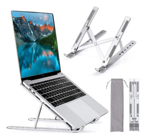 Soporte De Aluminio Portátil Notebook, Laptop, Tablet, Multi