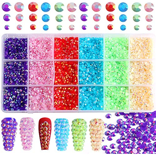 Fulzer Rainbow Jelly Rhinestones 19200 Piezas De Diamantes D