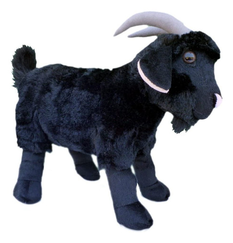 Adore - Juguete De Peluche De Cabra Negra De 15 Pulgadas