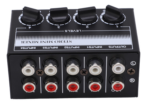 Minicontrolador Pasivo Estéreo Signal Mixer, Hub De 4 Canale