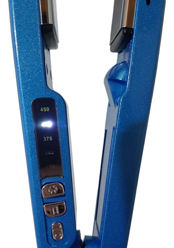 Plancha Profesional De Integranted Cerámic Heaters 450° Celeste