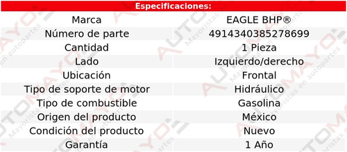 Soporte Tacón De Motor Del Izq/der 328i 6 Cil 2.8l 94-00