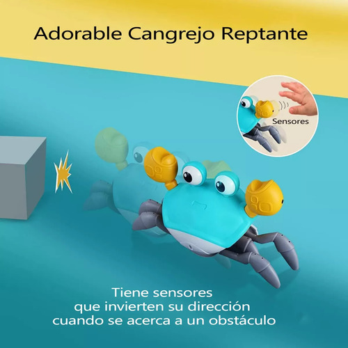 Juguetes Para Bebé De Cangrejo Con Música Función De Sensor