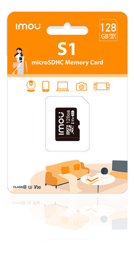 Tarjeta De Memoria Imou Microsd Sdhc S1 C10 Interior 128gb