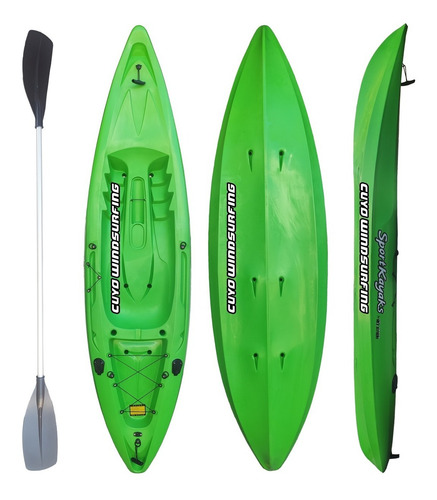Imagen 2 de 9 de Combo Kayak Sportkayaks S1 1 Persona Simple Asiento Chaleco