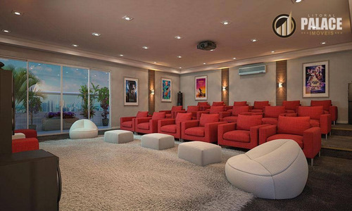 Imagem 26 de 30 de Apartamento Duplex Com 5 Dormitórios À Venda, 263 M² Por R$ 4.018.800,00 - Guilhermina - Praia Grande/sp - Ad0009
