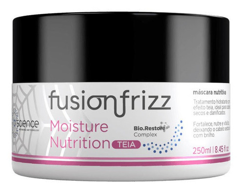 Brscience Máscara Fusion Frizz Moisture Nutrition Teia 250ml