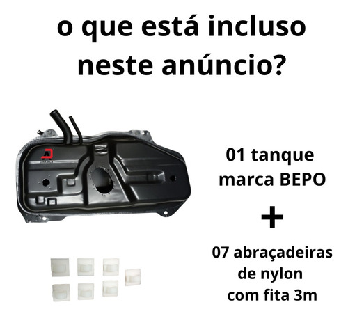 Tanque Combustível Argo 1.0 E 1.3 2018 A 2024 Bepo Em Aço