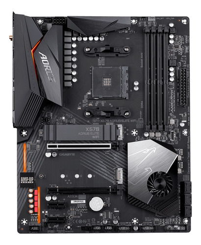 Placa Gigabyte X570 Aorus Elite Wifi Am4 X570 Ddr4 Sata