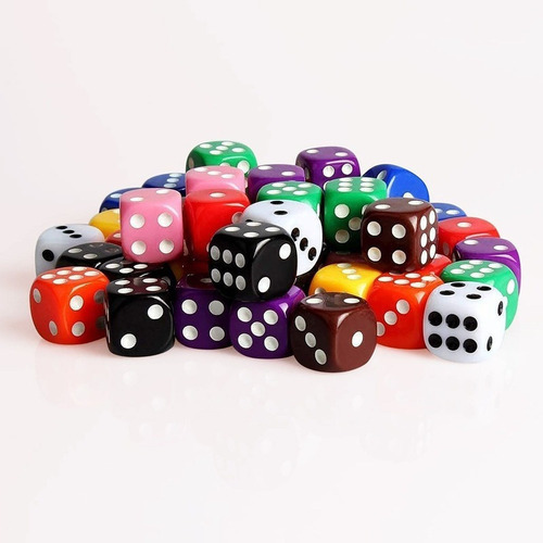 Juego De Dados De Seis Caras De Halloween Con Bolsa De