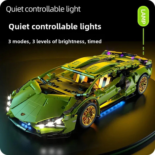 Lanboji Mud 1:14 Remote Control Car Lights 1000+ Particles -