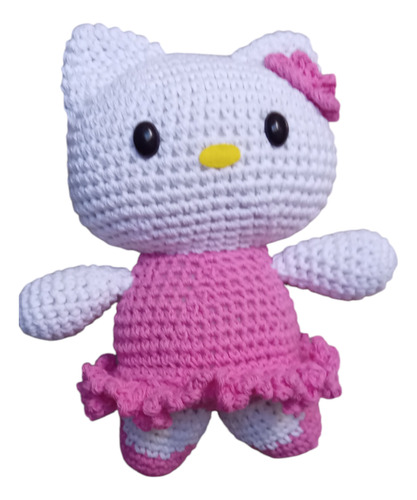Hello Kitty Bailarina Muñeca Amigurumi